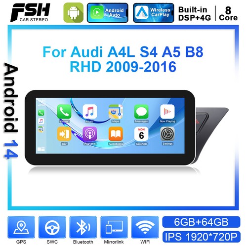 6gb 64gb for audi - 10.25",