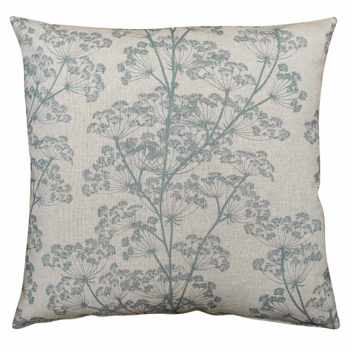Cow parsley cushion duck egg - parsley, cushion.
