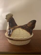 vintage chicken hen egg holder