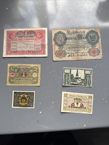 Vintage old foreign - old, notes