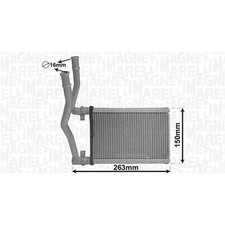 MAGNETI MARELLI 350218490000 HEAT EXCHANGER, INTERIOR HEATING ORIGINAL NEW OE