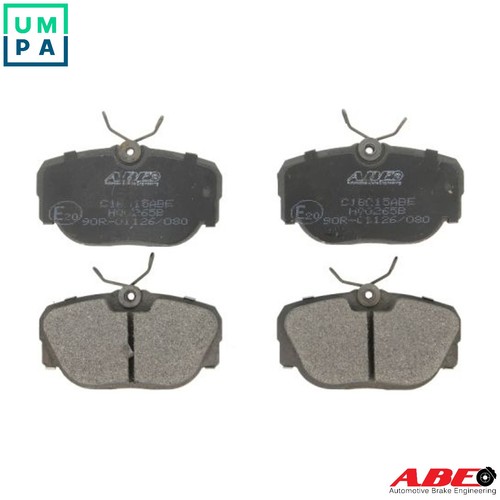 Brake pad set disc - set,
