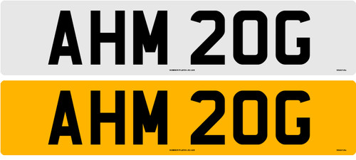 Ahm private plate - g,
