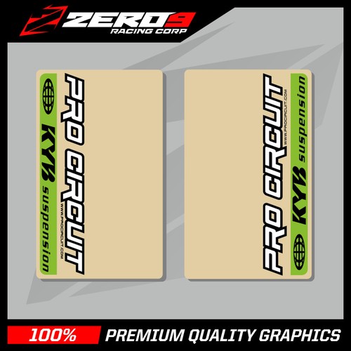 Kyb upper fork decals - upper,