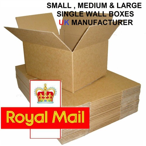 Single wall cardboard boxes - single,