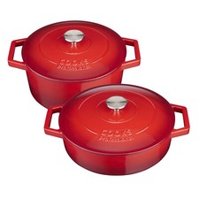 Cast Iron 2pc Casserole Pot