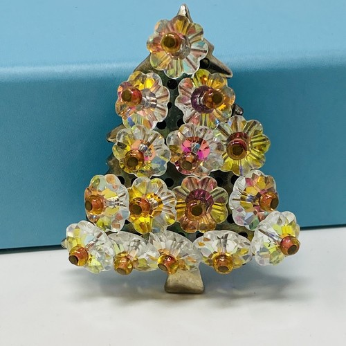 Vintage christmas tree pin - vintage,