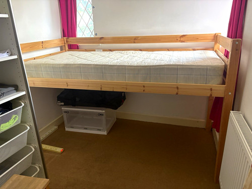 Wooden mid sleeper raised - mid,