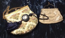 Two vintage evening bags - two,