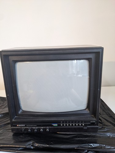 Vintage matsui crt tv - crt,