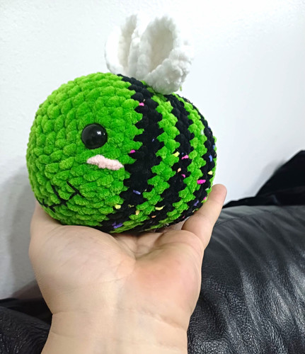 Handmade crochet green black - crochet, &