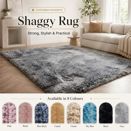 Fluffy rugs large shaggy rug - fluffy,