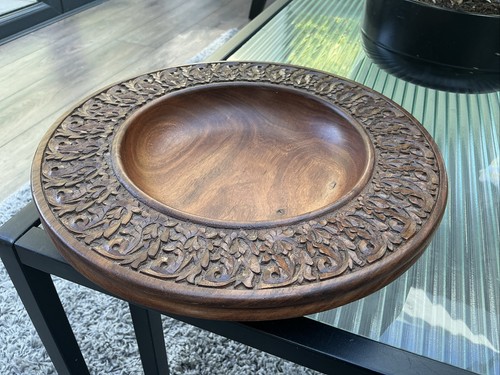 Vintage hand carved wooden - hand,