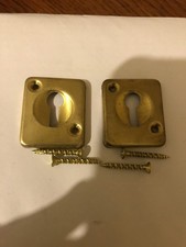 Chubb Lock Escutcheon Gold