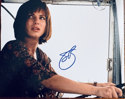 Sandra bullock speed signed - sandra,