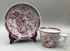 Antique Charles Allerton 'Little Mae With Dog' Cup & Saucer