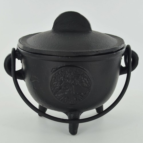 Cast iron cauldron tree - tree, of