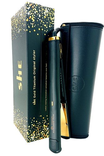 She gold titanium hair - she,