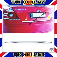 Chrome Rear Trunk Bottom Trim STAINLESS STEEL For FORD MONDEO MK3 2000 to 2007