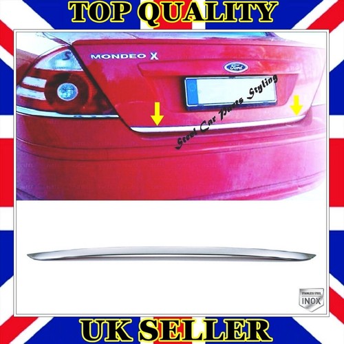 Chrome rear trunk bottom - rear,