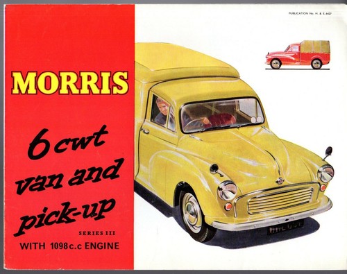 Morris minor 1000 6cwt - morris, &