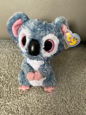 TY Beanie Boo Kooky the Koala 6” with purple tag and solid eyes