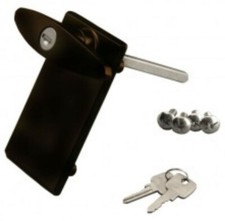 Garador Garage Door Handle Garador Black T Handle On Oblong Back Plate