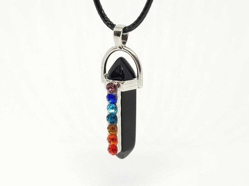 Crystal necklace chakra - crystal, 7