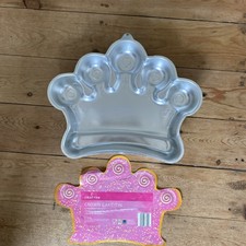 Princess Crown Cake Tin, metal