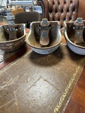 Traditional Smiths Brothers Keighley Galvanised Cast Iron Cattle Trough Feeders