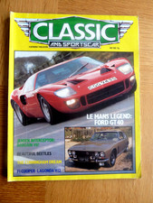 CLASSIC & SPORTS CAR Magazine July 1982  Ford GT40, Jensen Interceptor, Lagonda
