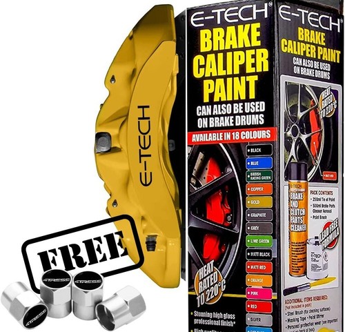 Yellow brake caliper paint - caliper, kit