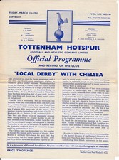 Tottenham v Chelsea 1960/1961