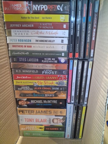 Job lot audio books - of, in