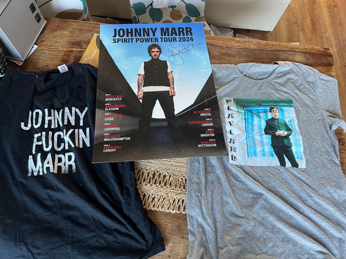 Johnny marr signed poster - johnny,