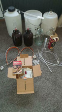 Complete homebrew kit, carboys, demijohns, heater, siphon, etc