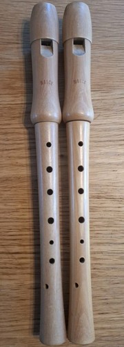 Pair moeck wooden soprano - pair,