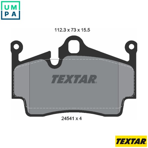 Brake pad set disc - disc,