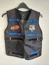 Nerf Gun N-Strike Elite Tactical Black Orange Vest Jacket Bullet Holder