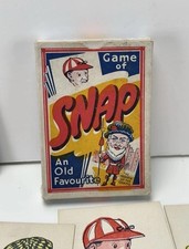 VINTAGE SNAP CARD GAME 1950 S