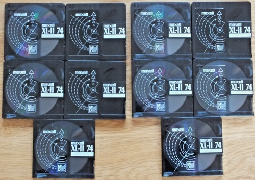 Maxell 74 minidiscs - xl-ii,