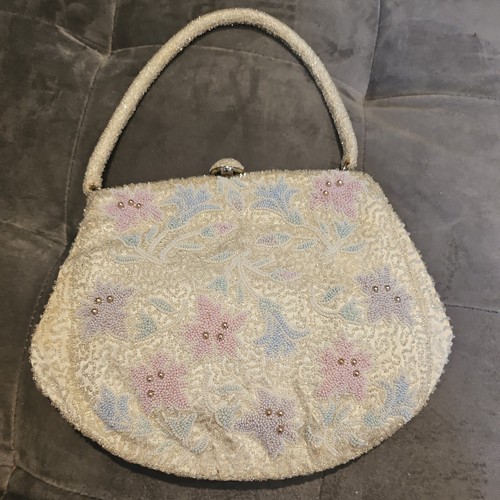 Vintage beaded purse - purse, ~