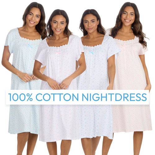 Ladies nightdress 100 cotton - ladies,