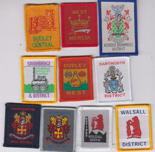 Boy scout badges from west - boy,