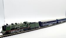 Z Gauge Scale Steam Locomotive Engine + Dining Coaches Model Railway Train