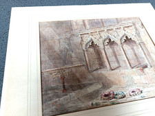 Victorian Gilt Frame Watercolour Architectural Study - Rev. Charles Pratt Terrot