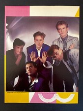 SIMPLE MINDS 8.5x11" 1983 SMASH HITS PHOTO PAGE SH01