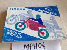 Owner's Manual Honda XR80R