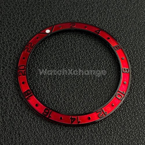 Red black 38mm sloping bezel - &,
