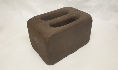 Vintage 56lb cast iron weight - vintage,